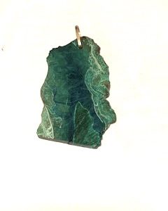 malachite pendant